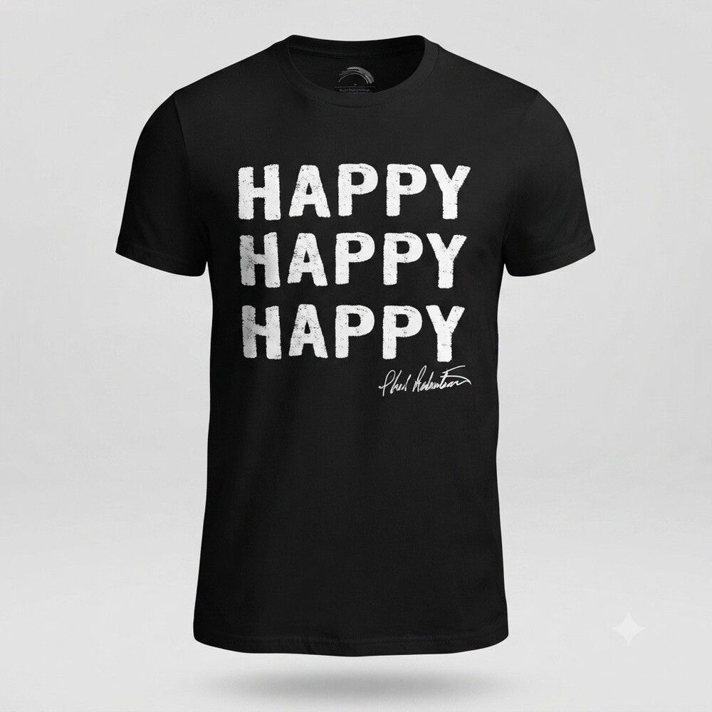 Duck Commander "Happy Happy Happy" Phil Robertson Graphic T-Shirt - Men's Size M